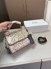 DG Dolce & Gabbana Retro Handheld Crossbody Bag - D-248