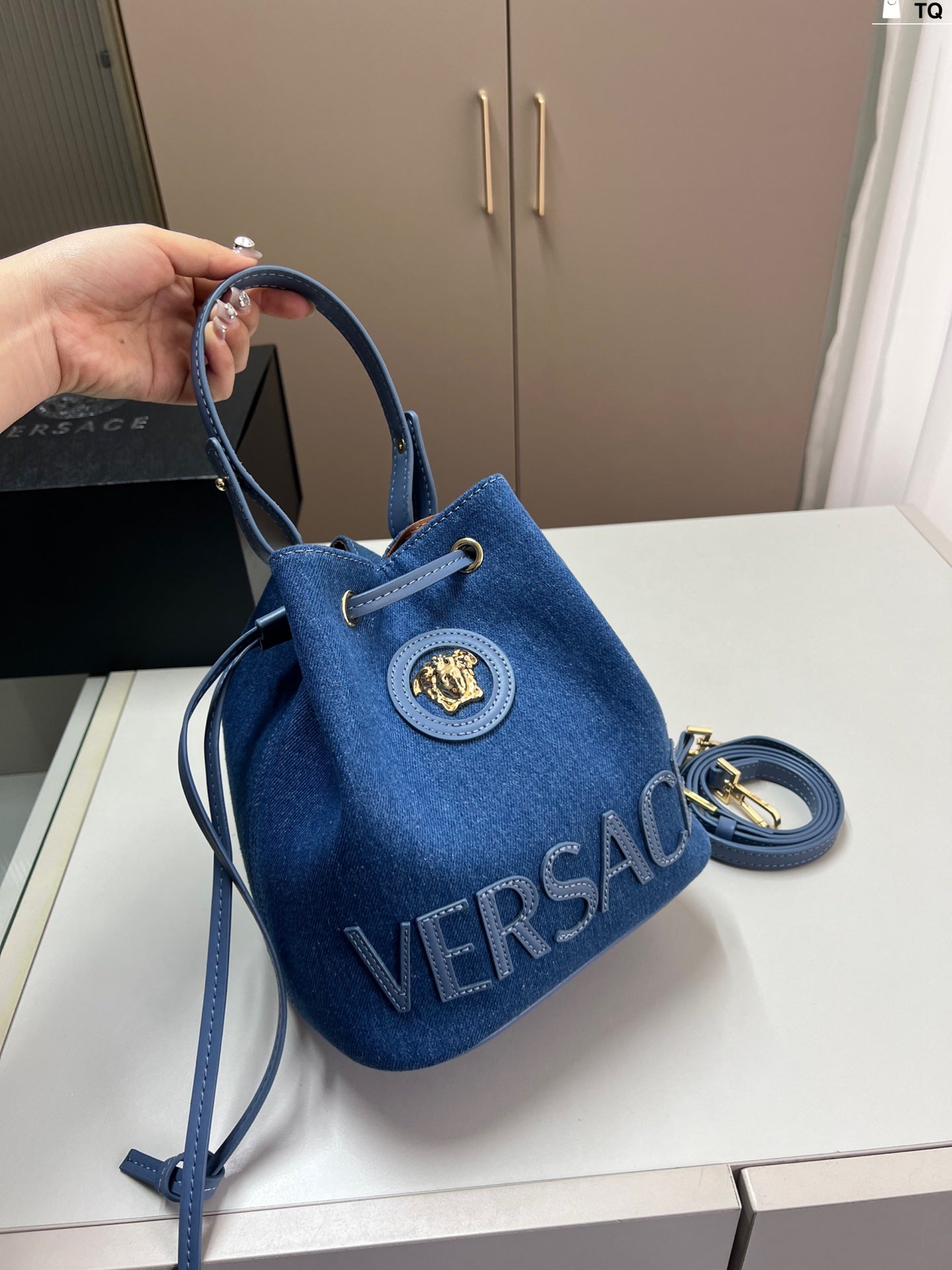 Versace Luxury Bucket Bag â€“ Iconic Designer Handbag
