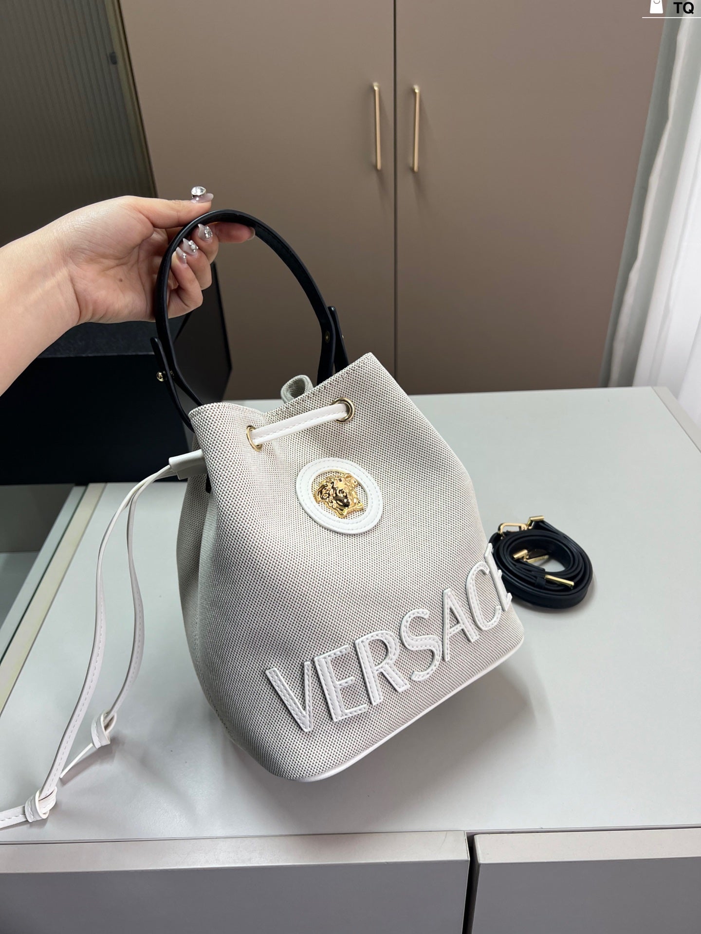 Versace Luxury Bucket Bag â€“ Iconic Designer Handbag