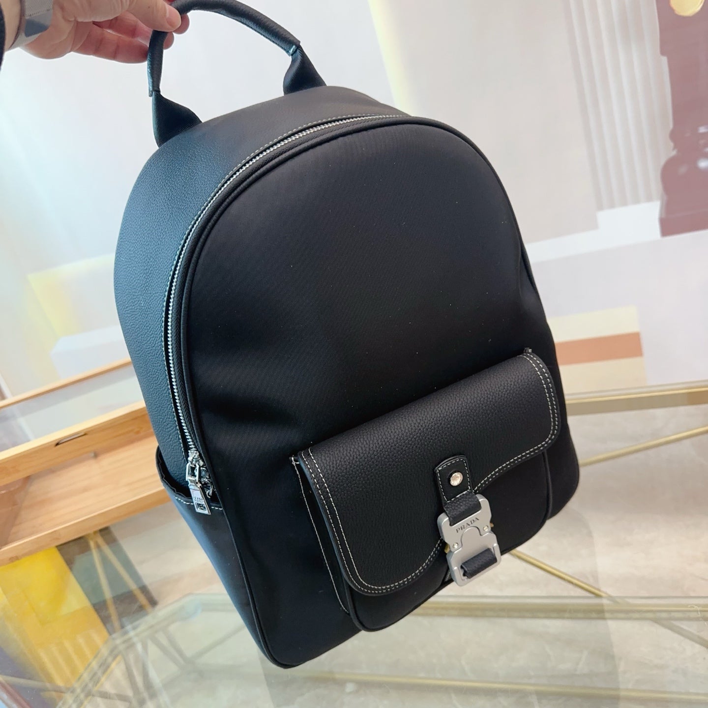 PRADA Heavy Craftsman Unisex Backpack