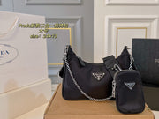 PRADA 2-in-1 Large Crossbody and Armpit Bag with Coin Purse