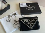 PRADA Triangle Logo Chain Bag - Iconic Style with Practical Appeal
