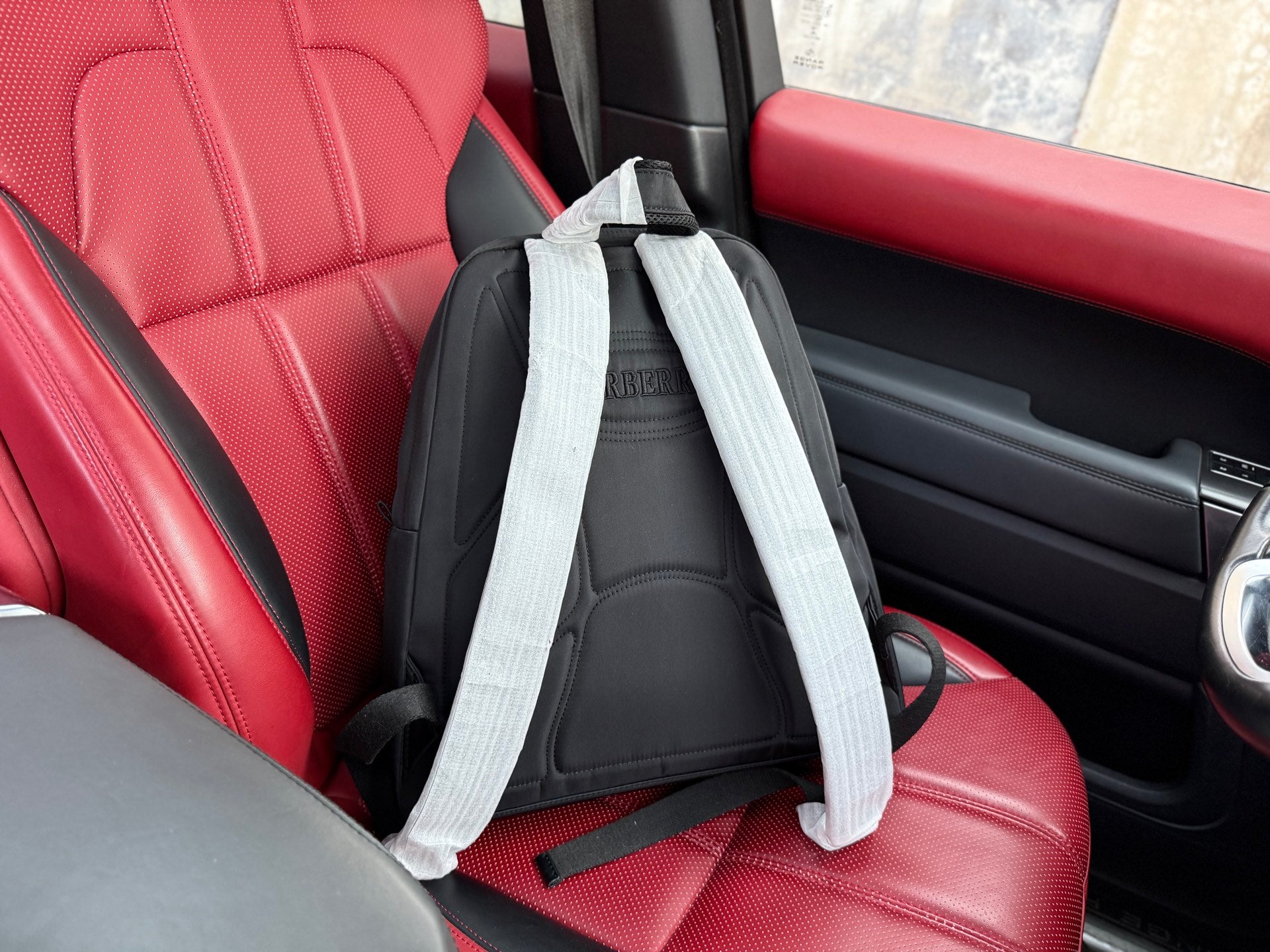 Burberry Men's Water-Repellent Backpack with Computer Compartment