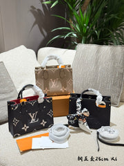 Embossed Gradient Jungle Series On-the-Go Tote Bag