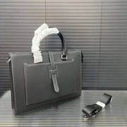 HermÃ¨s Men's Vegetable Leather Crossbody Briefcase - High-End Quality