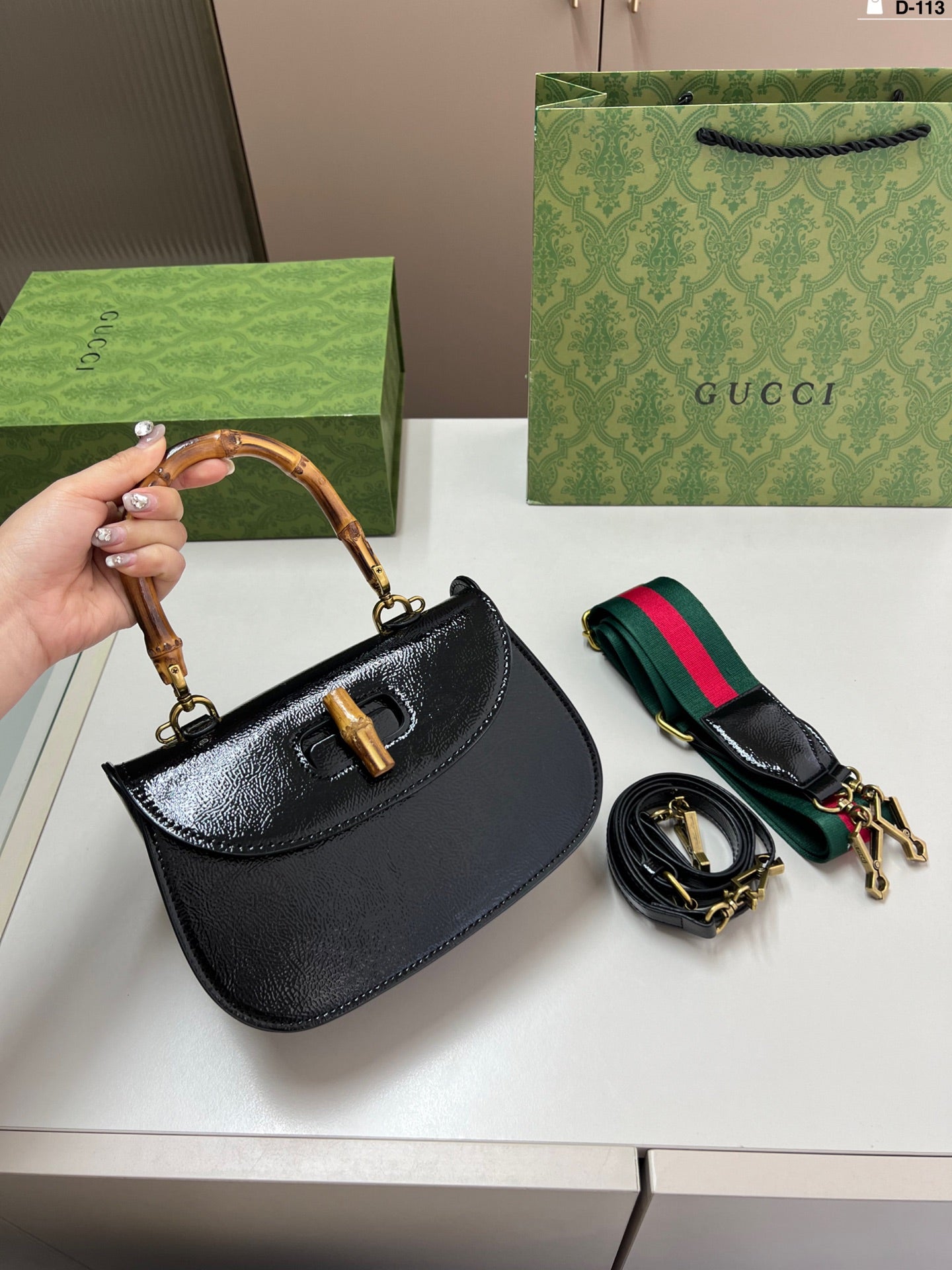 Gucci Cool Bamboo Handbag - Luxury Leather Tote