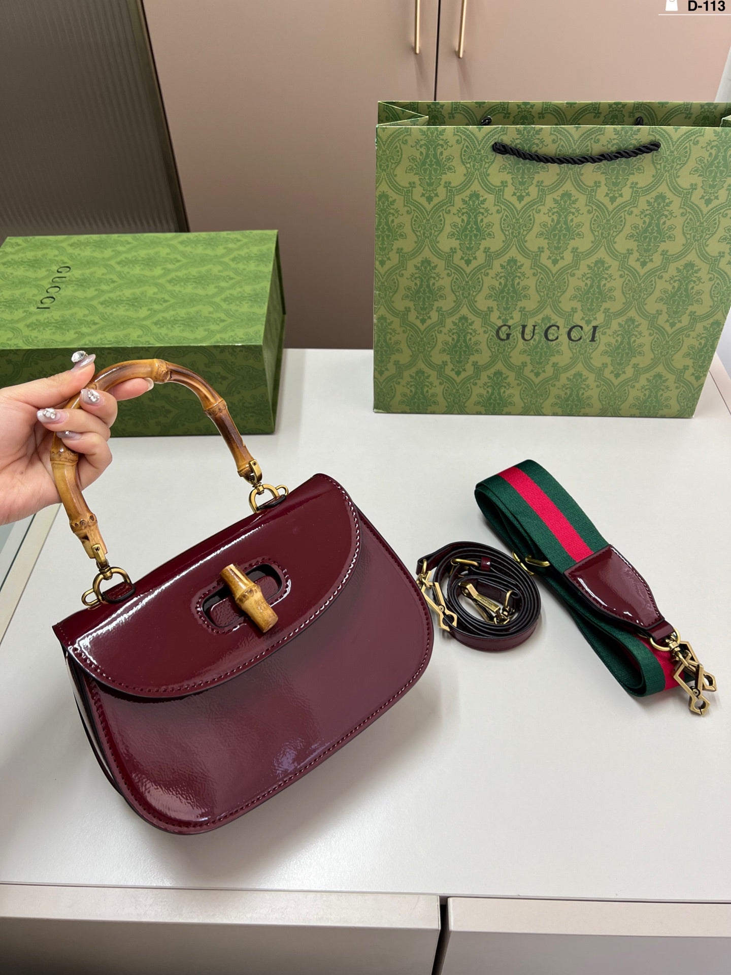 Gucci Cool Bamboo Handbag - Luxury Leather Tote