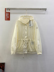 Moncler Rochebonne Women's Hooded Taffeta Jacket | Elegant Lightweight Outerwear