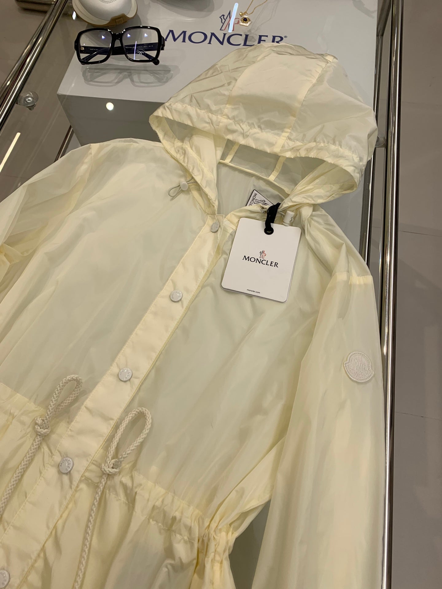 Moncler Rochebonne Women's Hooded Taffeta Jacket