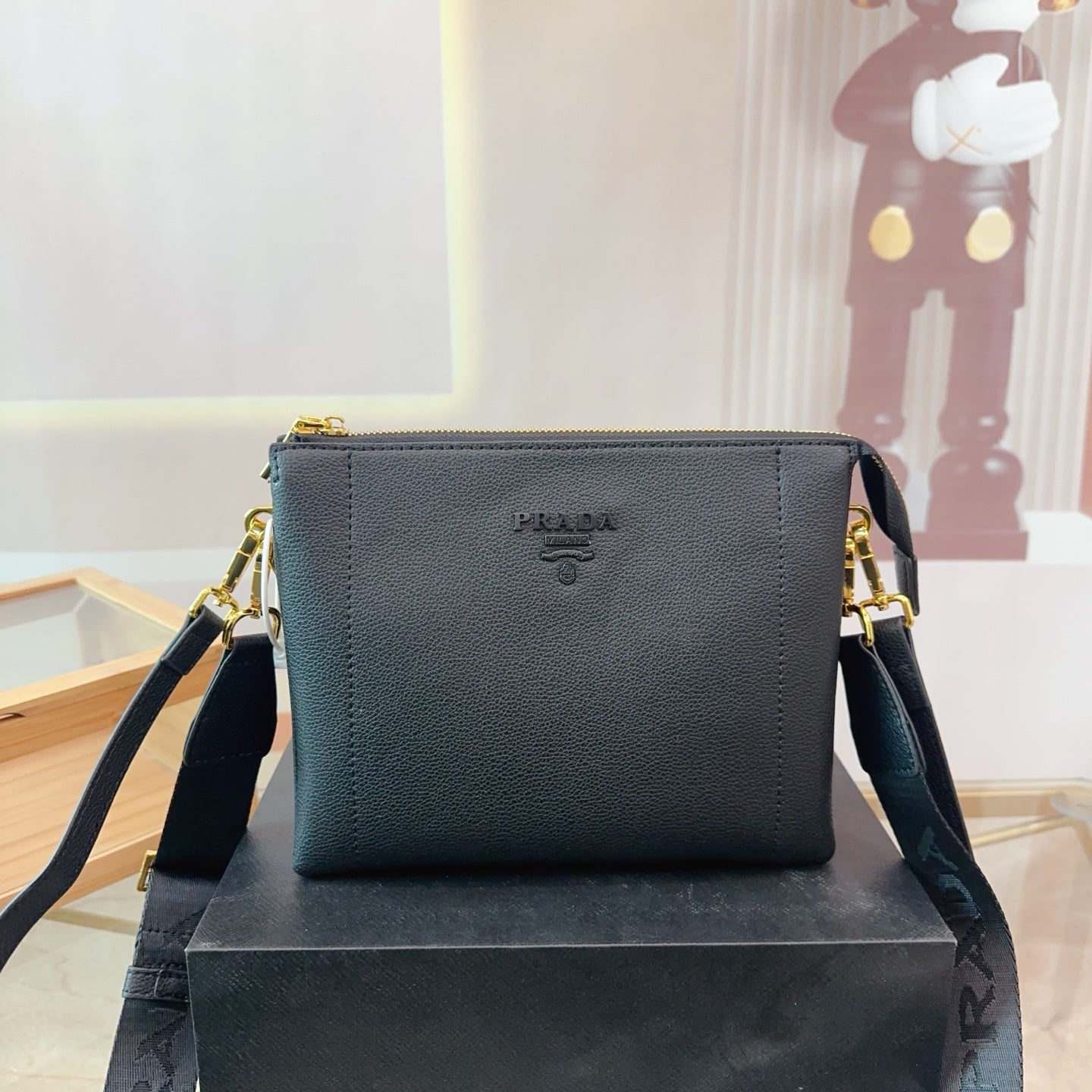 Prada Nylon Messenger Bag - Versatile Fashion Accessory