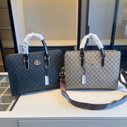 GUCCI Men's Briefcase with Password Lock - Premium Cowhide Design