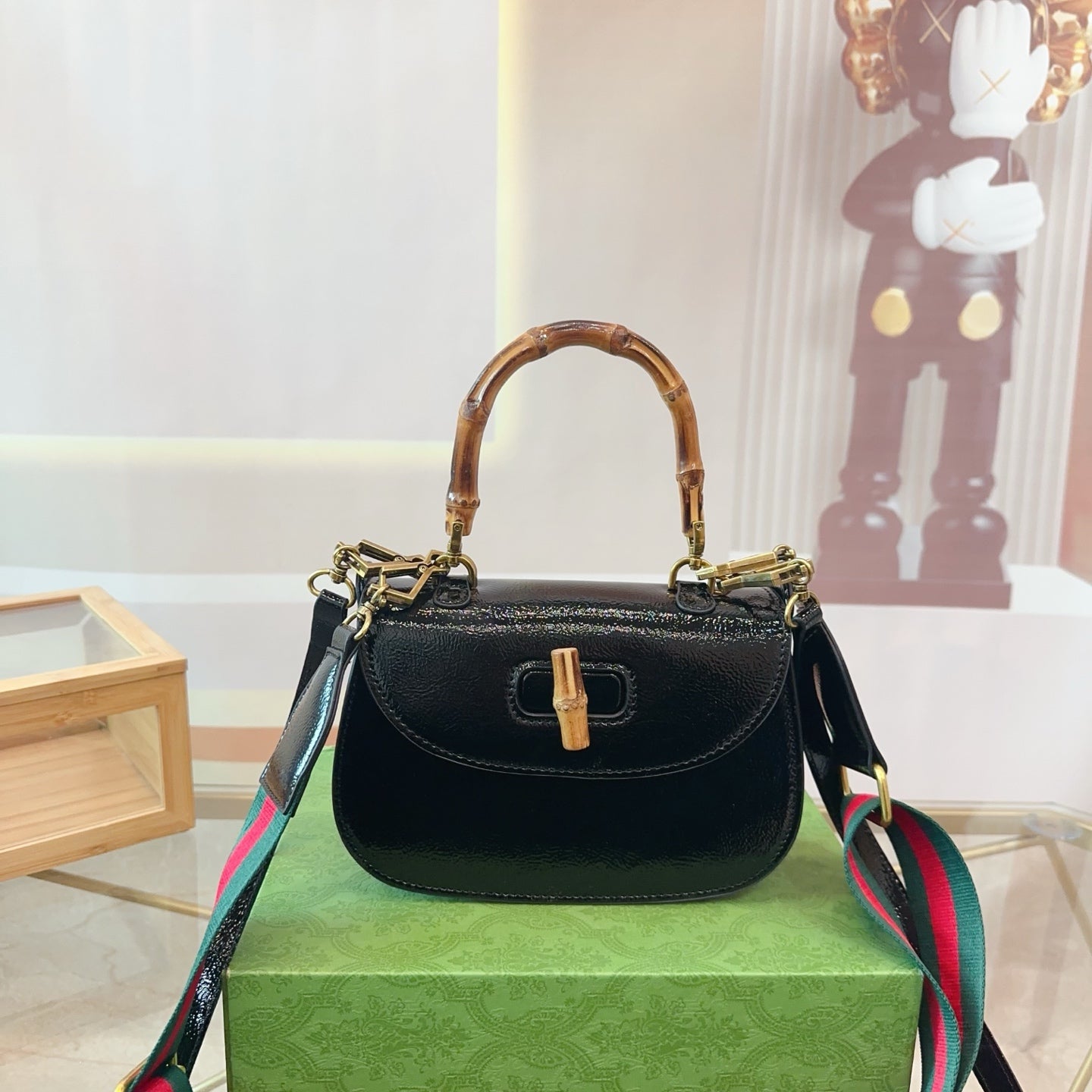 Versatile Folding Gift Box - Kuqi Gucci Bamboo Bag