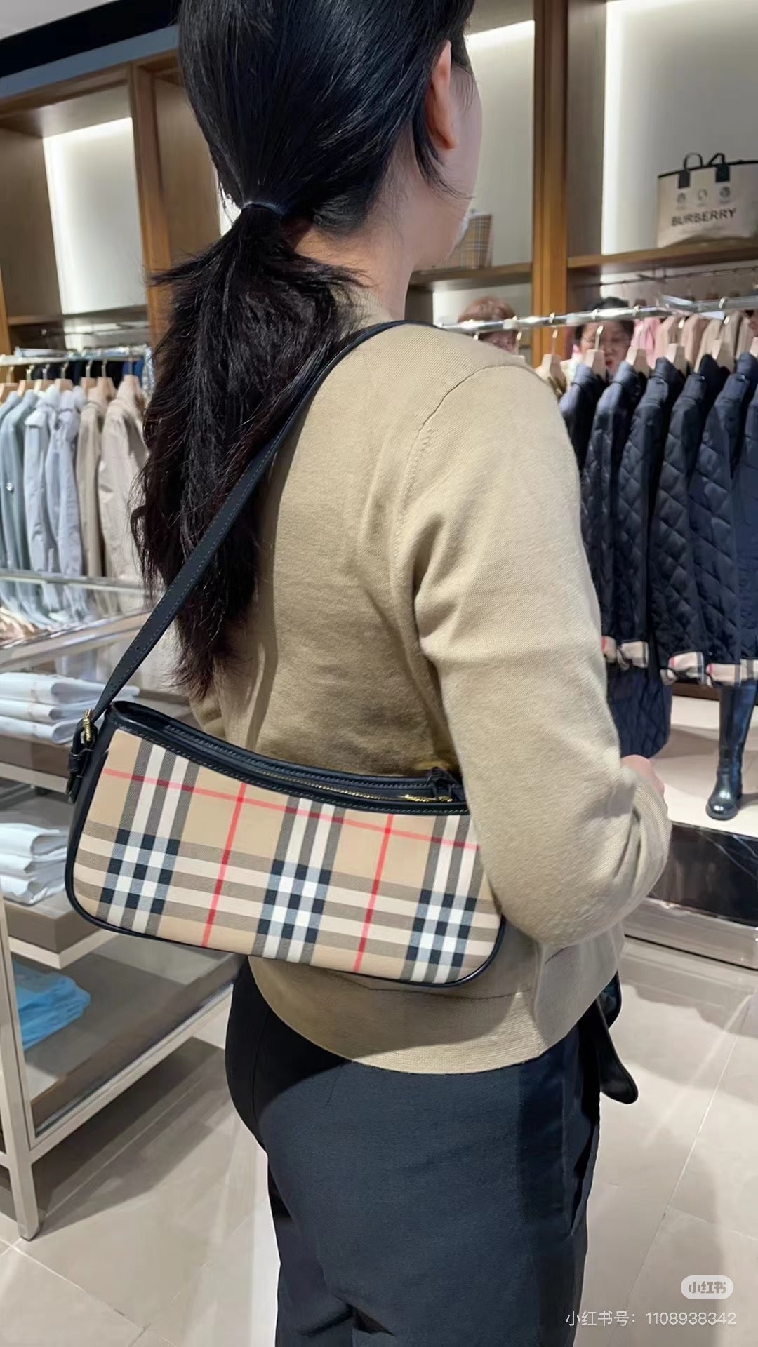 Burberry Elegant Armpit Bag