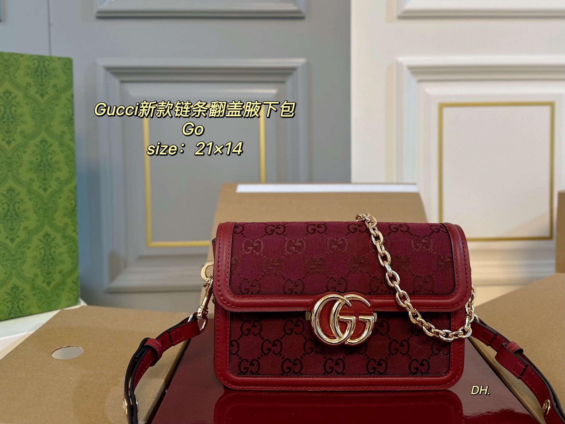 Gucci Go Series Chain Flap Shoulder Bag
