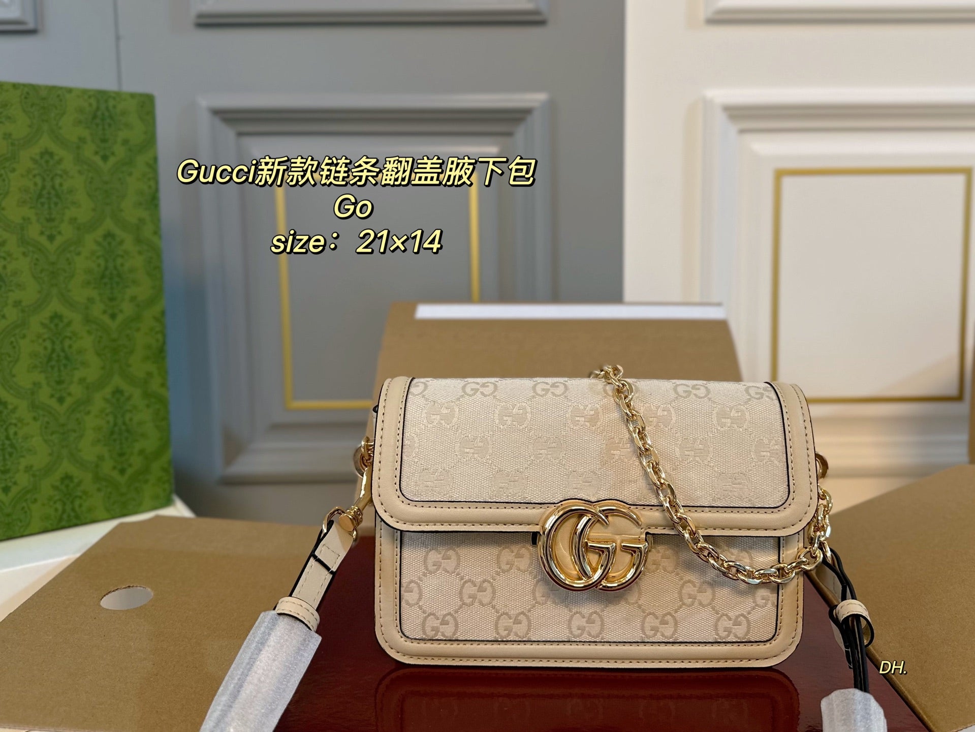 Gucci Go Series Chain Flap Shoulder Bag