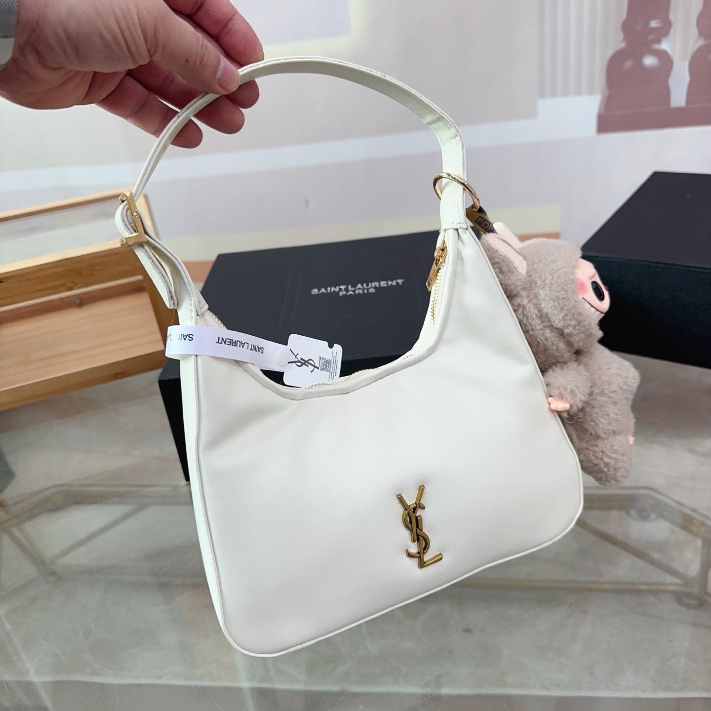 Minimalist Folding Gift Box - YSL Inspired Armpit Bag