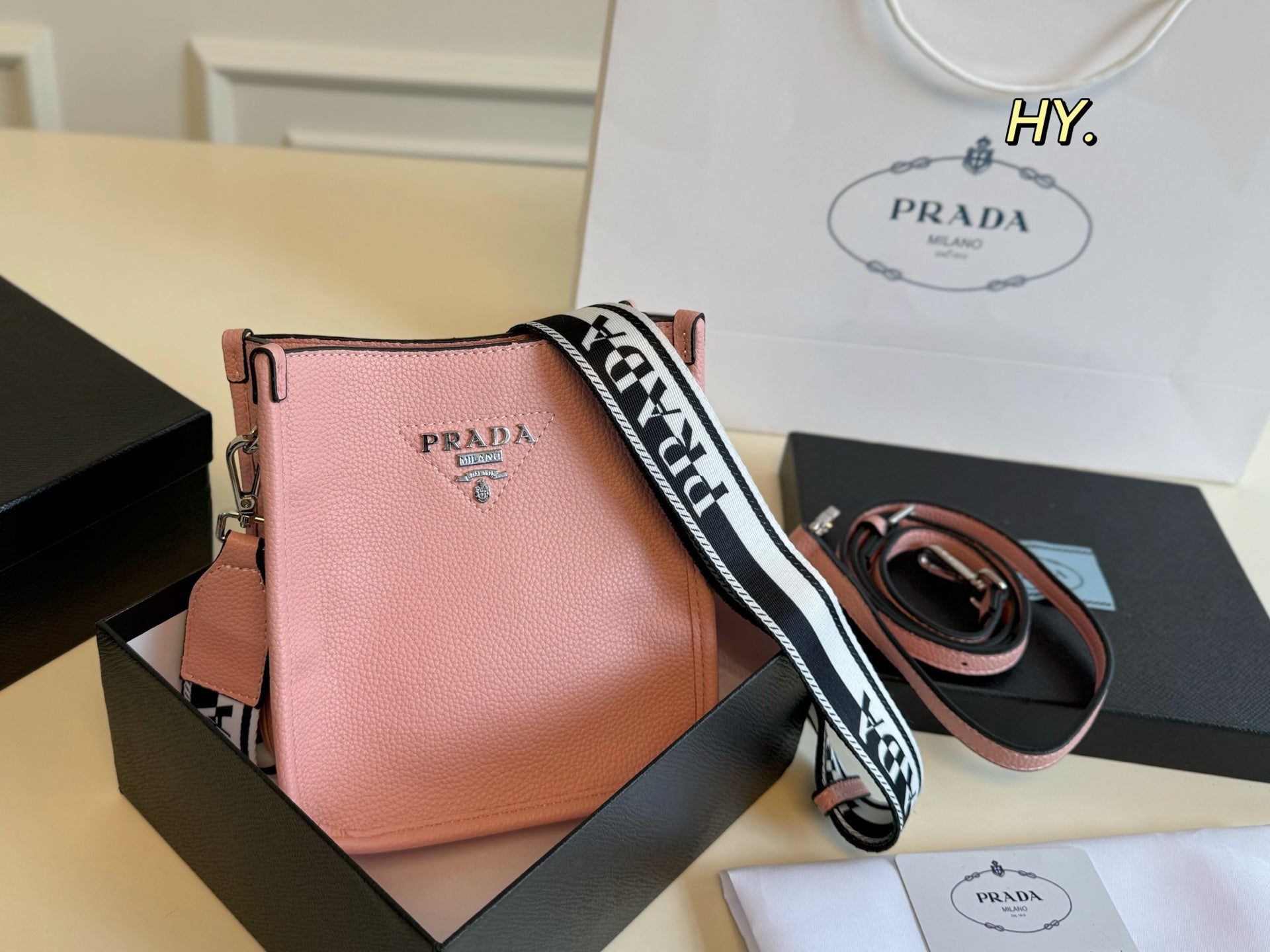 PRADA Mini Crossbody Bag - Versatile Luxury