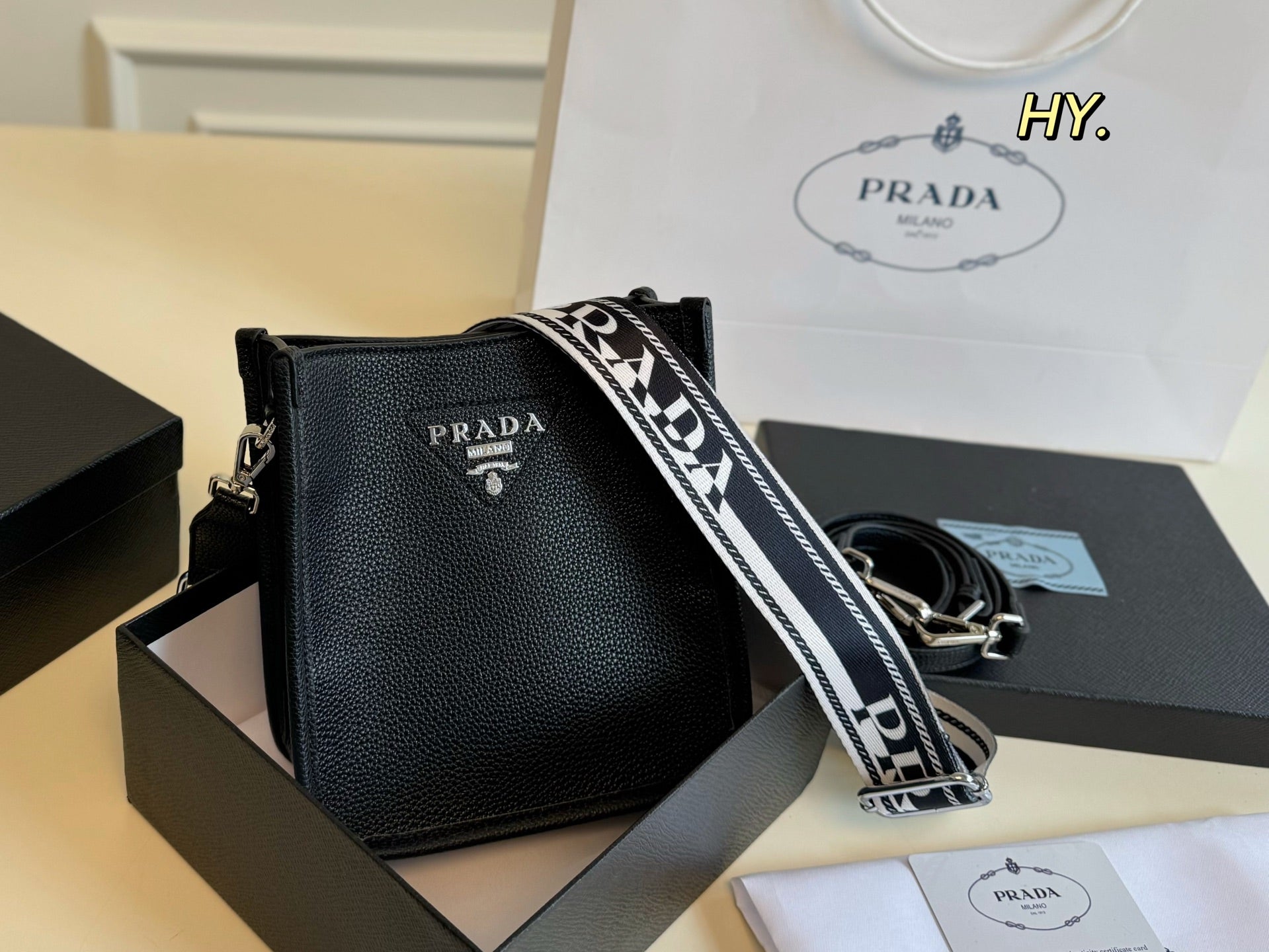 PRADA Mini Crossbody Bag â€“ Versatile High-End Accessory