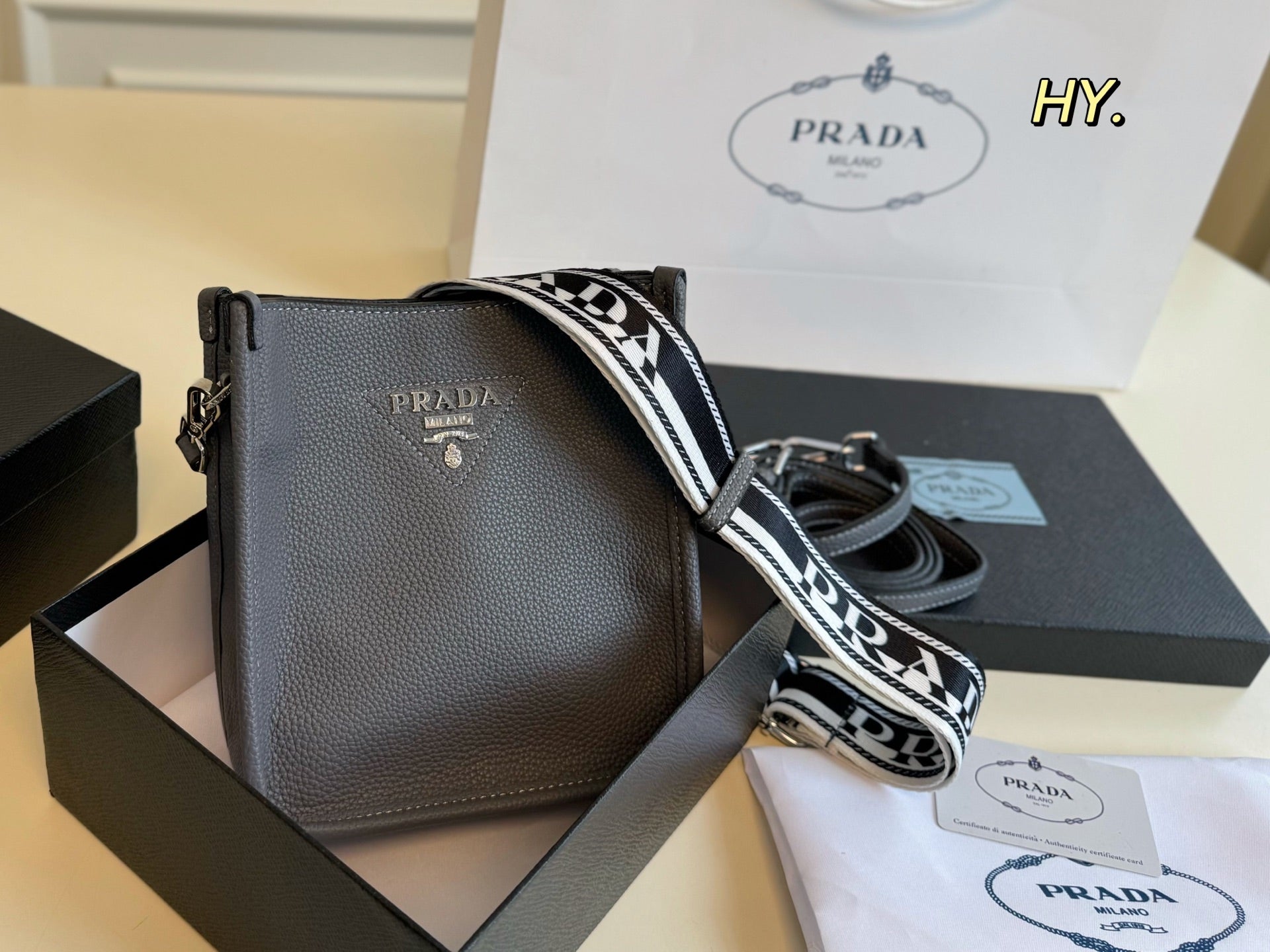 PRADA Mini Crossbody Bag - Versatile Luxury