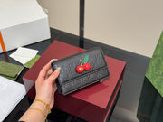 Gucci-Inspired Cherry Chain Bag - Compact & Chic