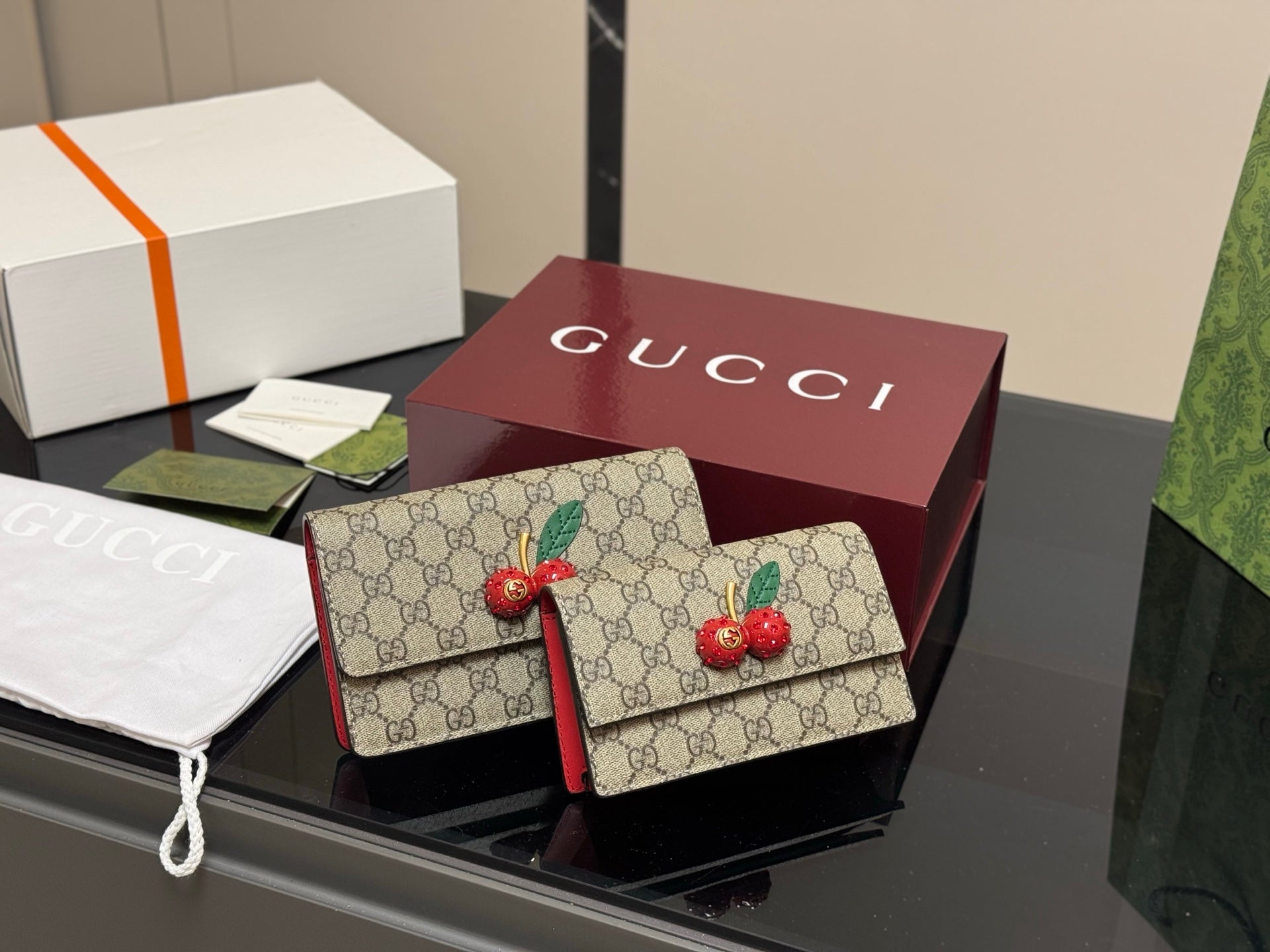 Cute GG Cherry Chain Bag - Stylish Miniature Handbag