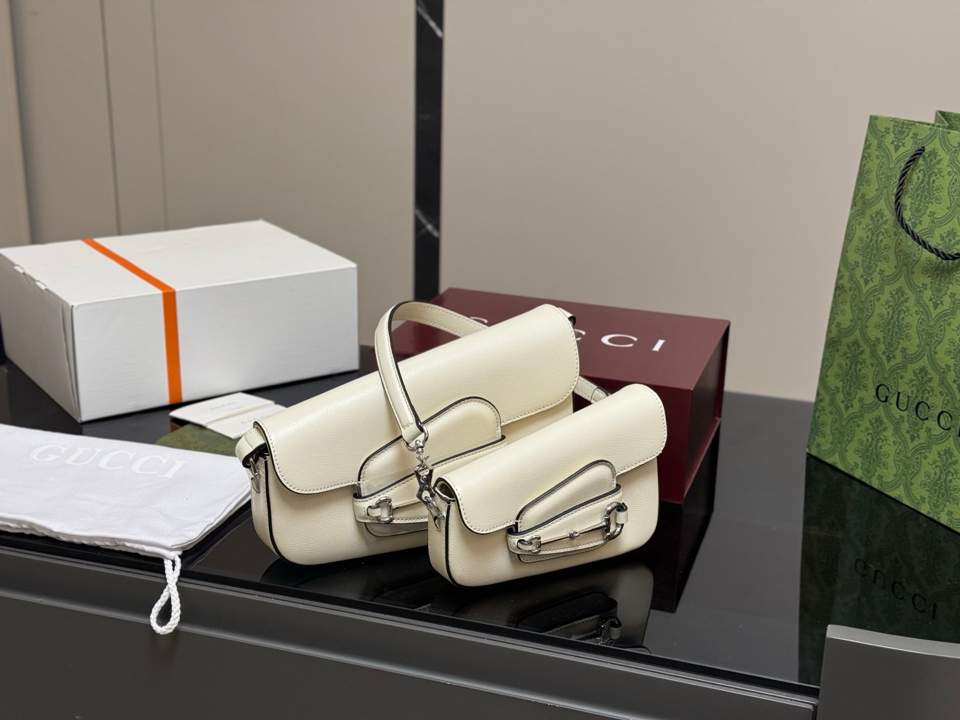 Gucci 1955 Asymmetrical Armpit Bag - Chic and Unique Design