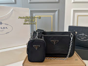 PRADA Three-in-One Chain Hobo Bag