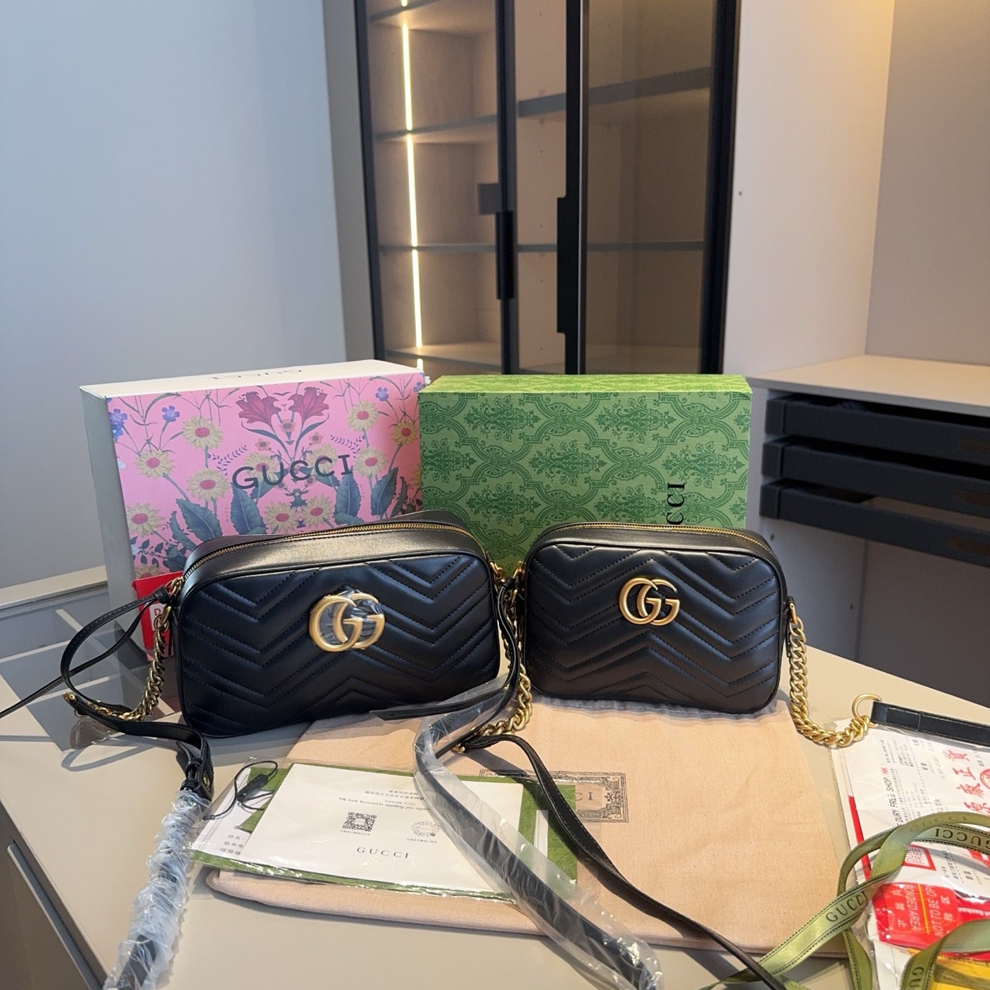 Luxury Cowhide Marmont Wave Camera Bag â€“ Premium Quality Replication