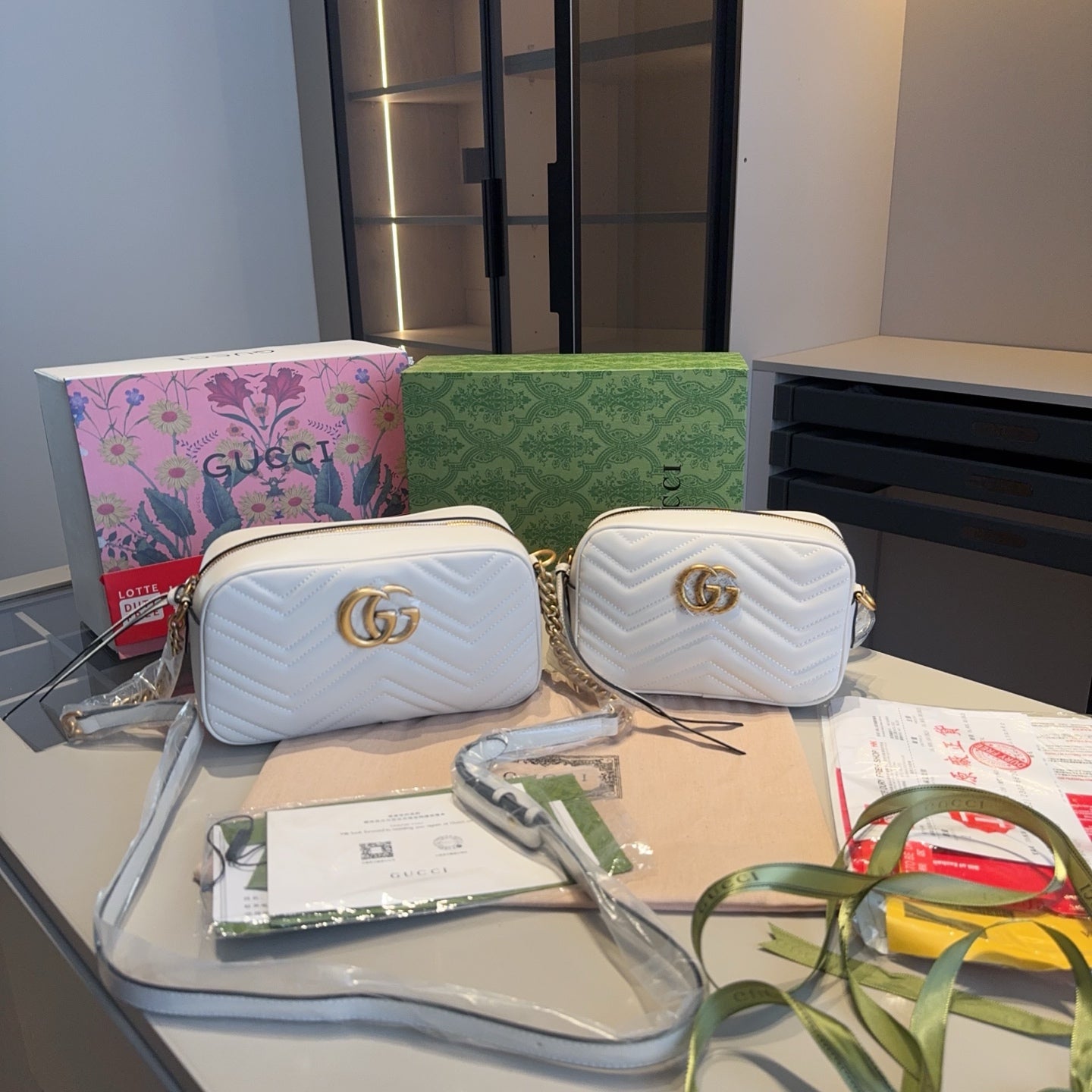 Luxury Cowhide Marmont Wave Camera Bag - Premium Replica