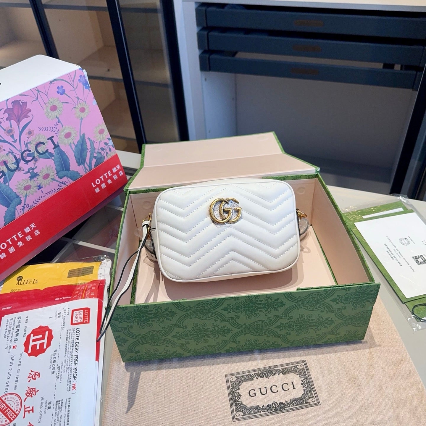 Luxury Cowhide Marmont Wave Camera Bag - Premium Replica