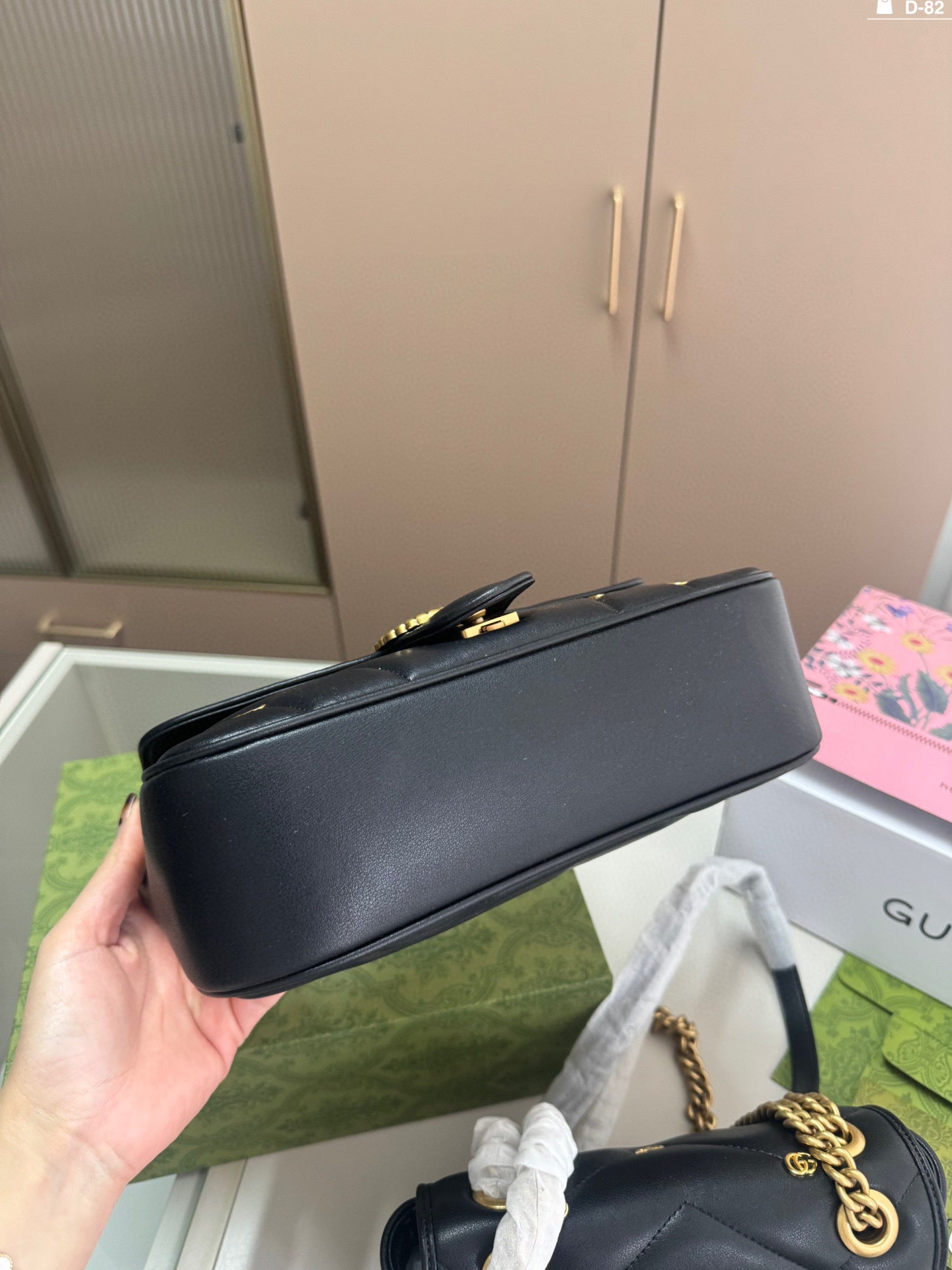 Gucci Marmont Badge Chain Bag - Soft Puff Design