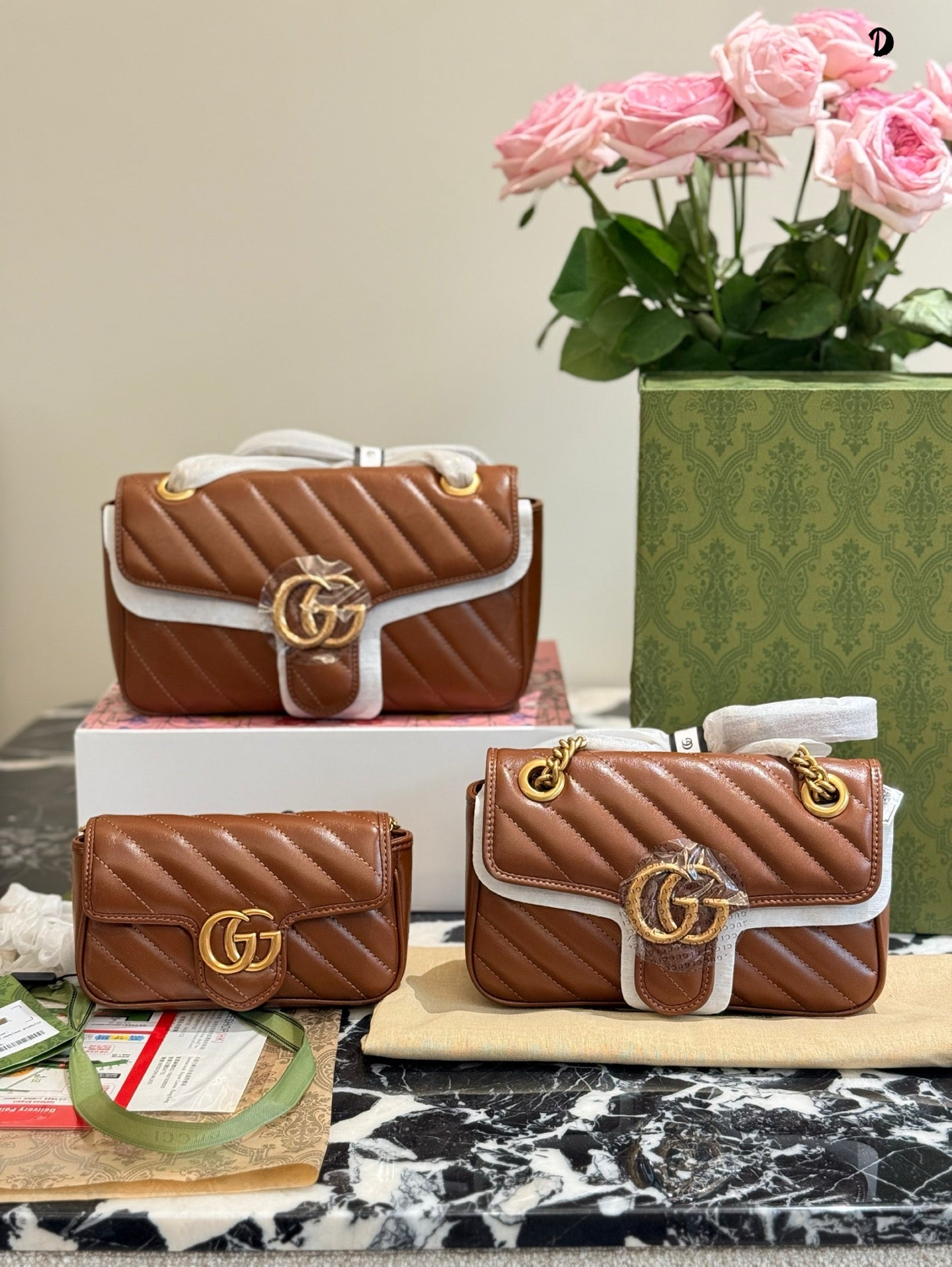 Gucci Marmont Classic Chain Bag - Versatile Luxury Handbag