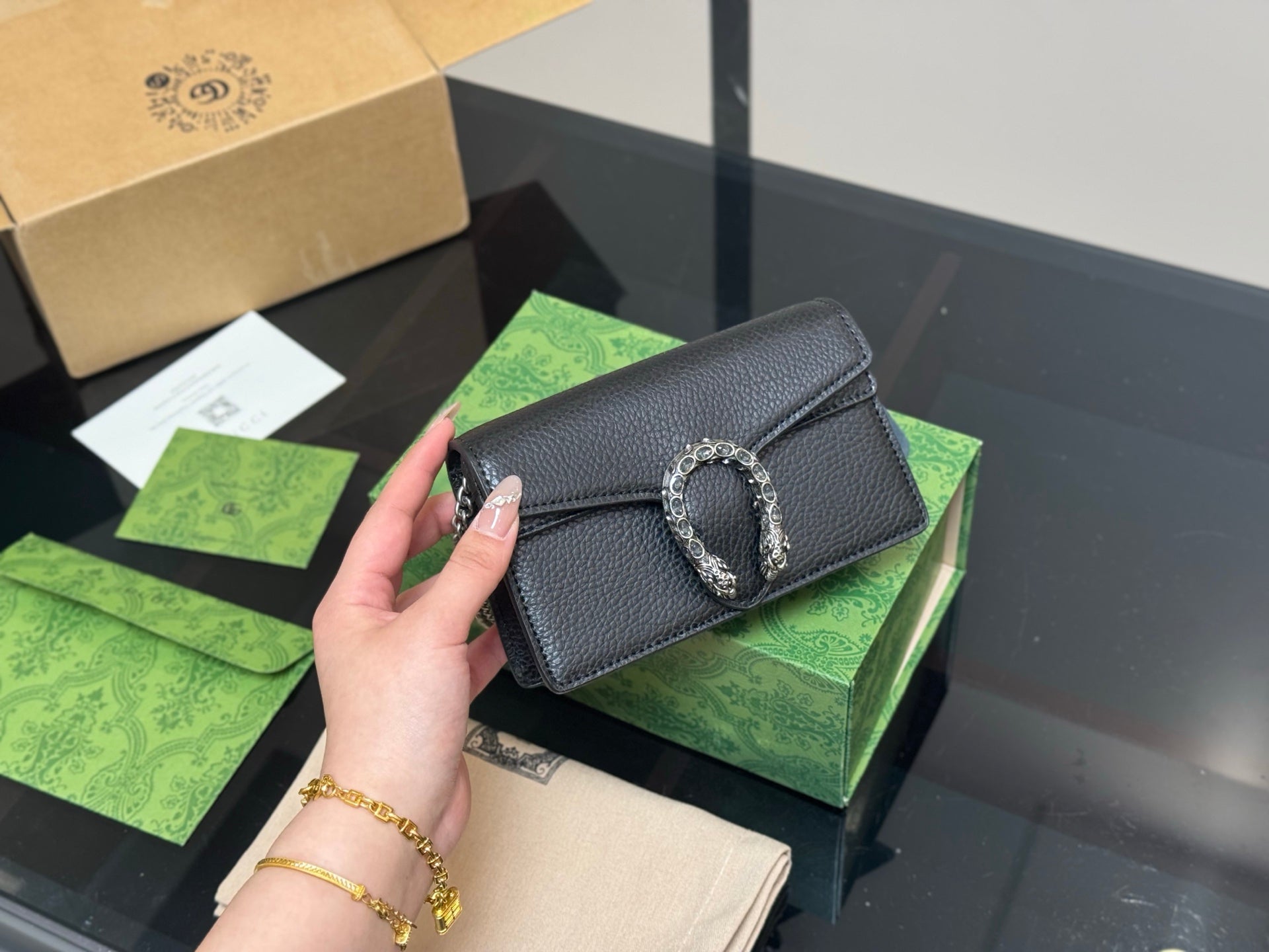 Gucci Dionysian Bag - Classic Cowhide Design