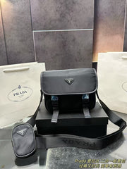 Prada 2-in-1 Messenger Bag - Nylon & Saffiano Leather
