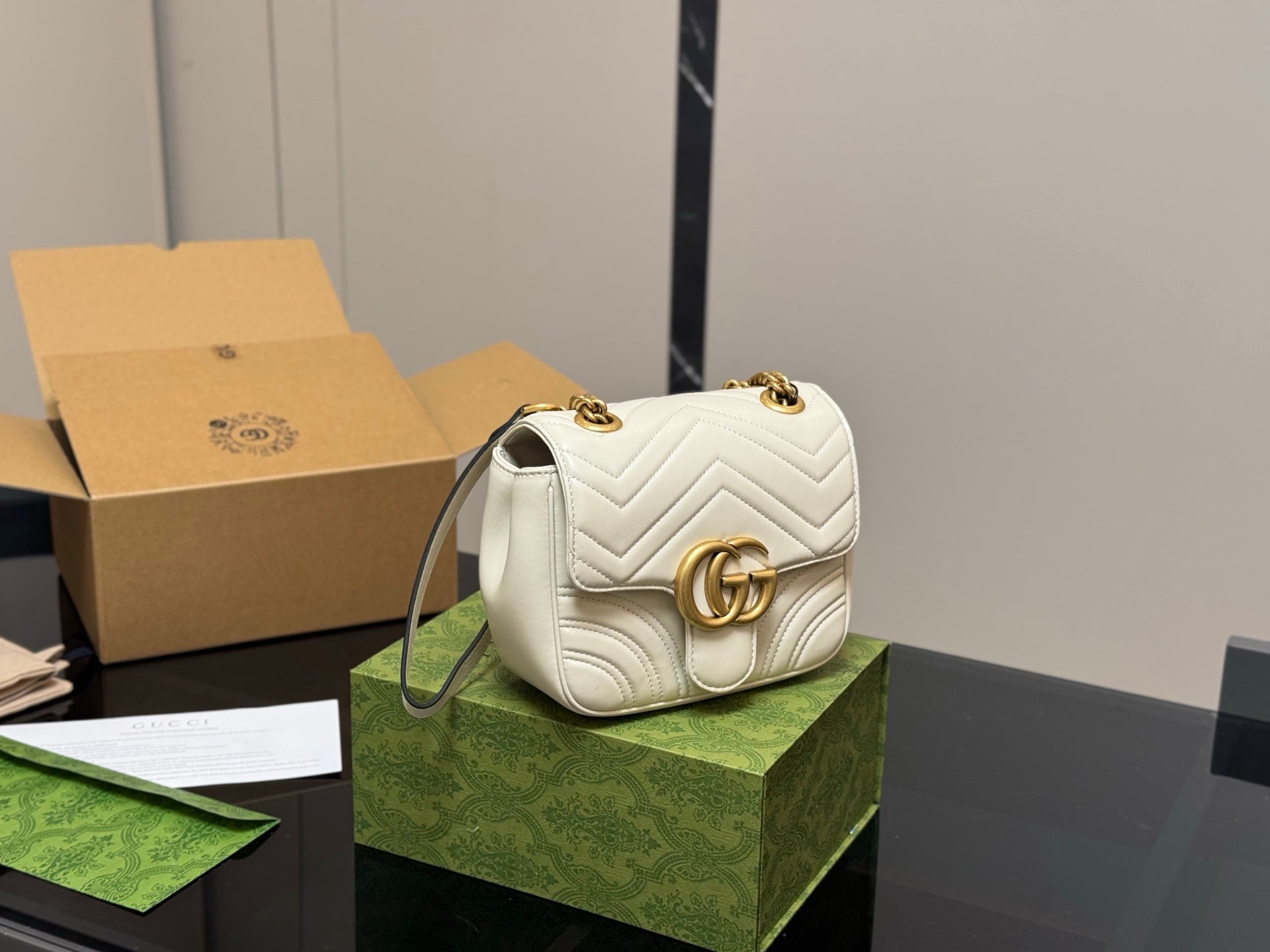 Gucci GG Marmont Fang Fatty Sheepskin Case - Premium Quality