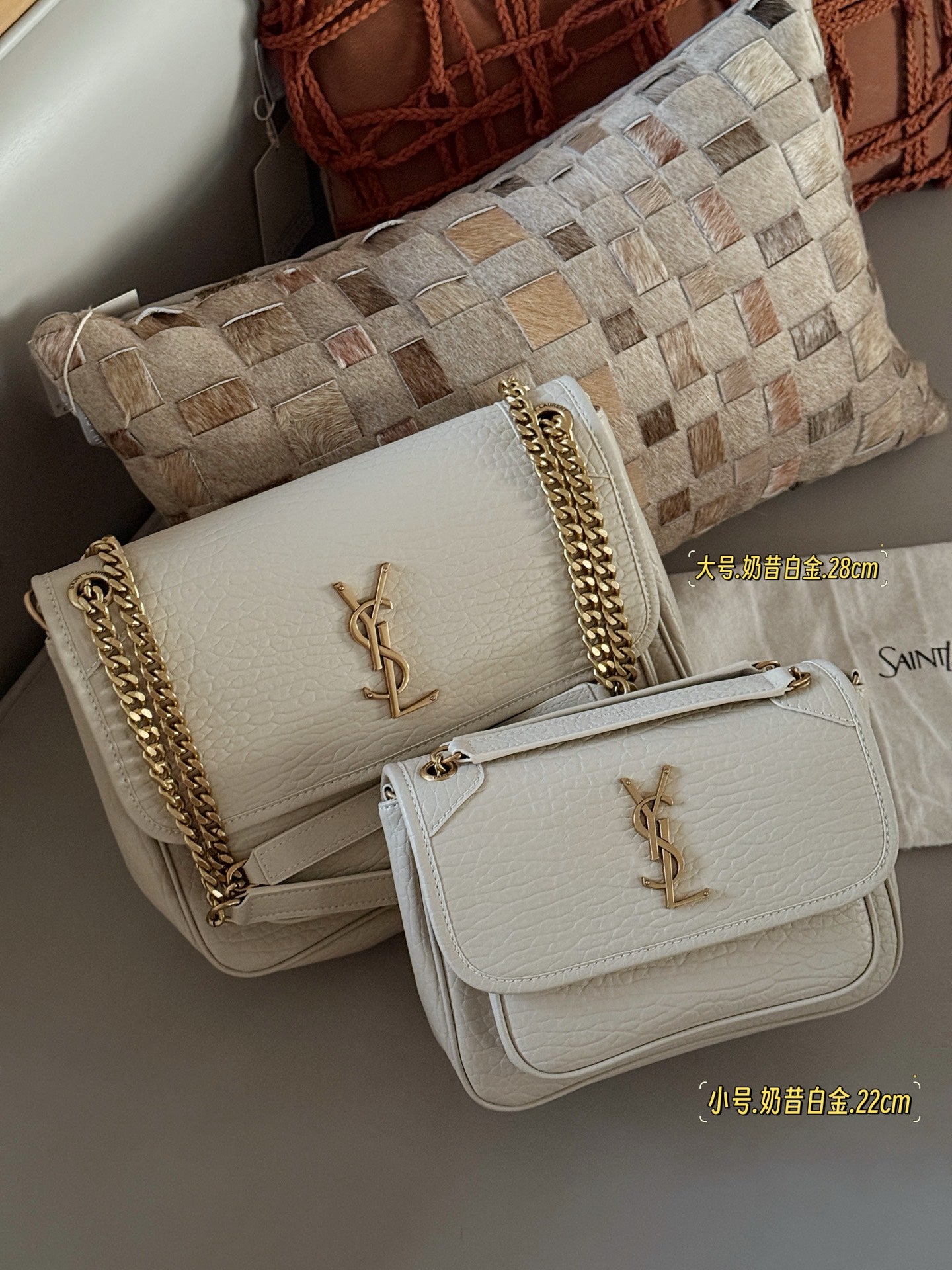 Yves Saint Laurent Niki Leather Bag - Small & Large Sizes