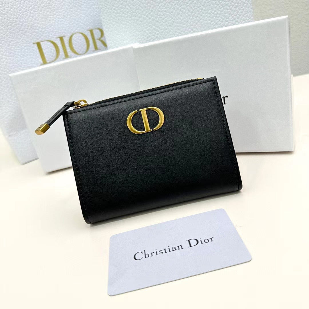 Dior D28 Black Multifunctional Small Wallet