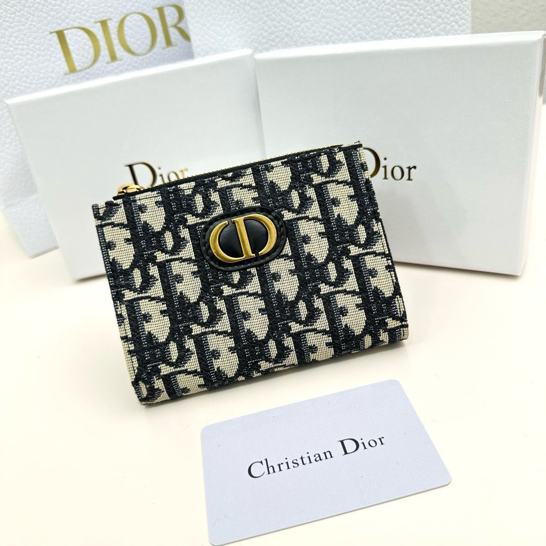 Dior D29 Black Multifunctional Wallet - Exquisite Craftsmanship