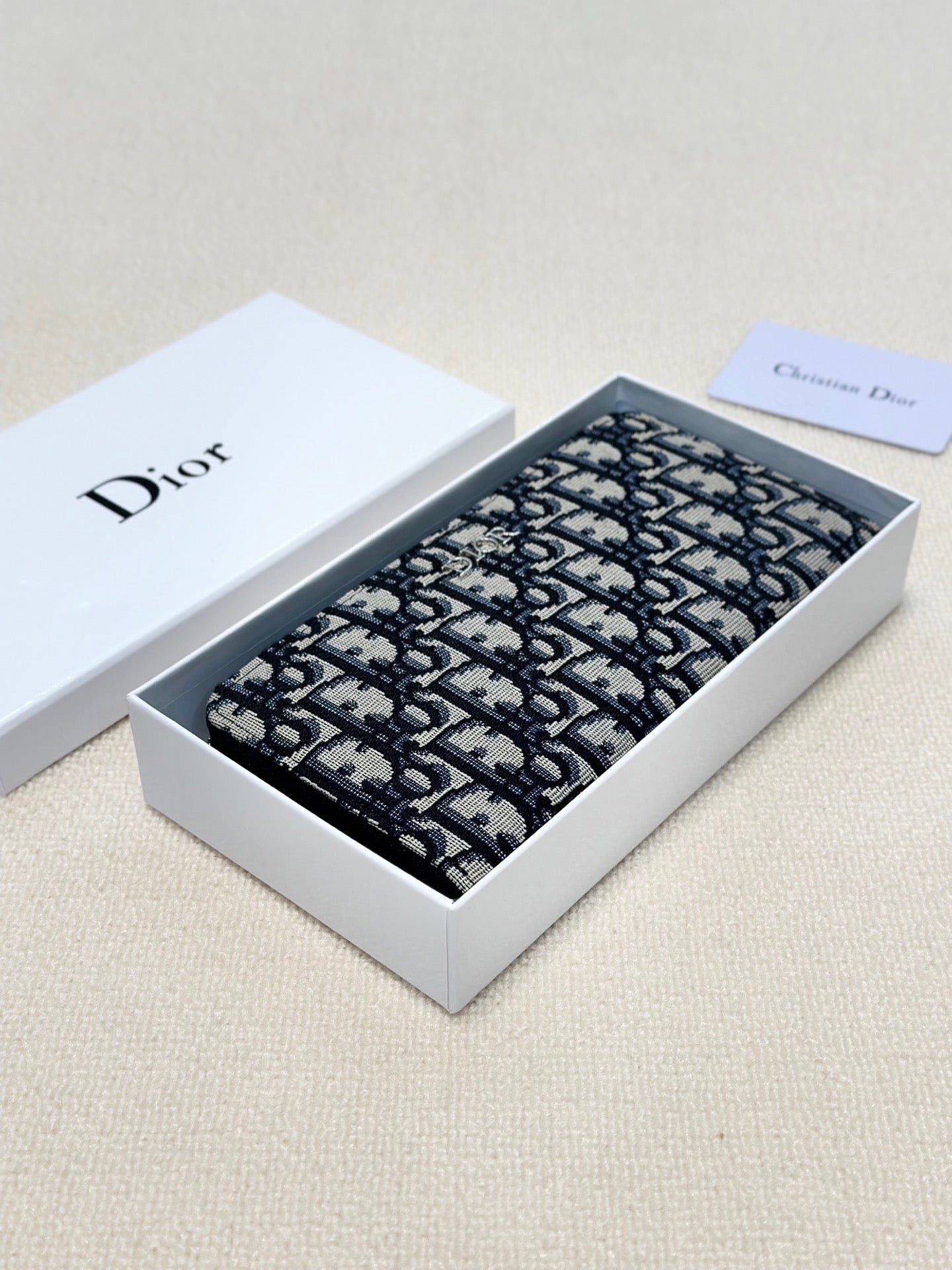 Dior Unisex Small Clutch - Black - 19x10 cm