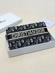 Dior Black Single Pull Small Clutch Bag - 19x10