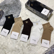 Dior Women's Cotton Socks - 5-Pack
