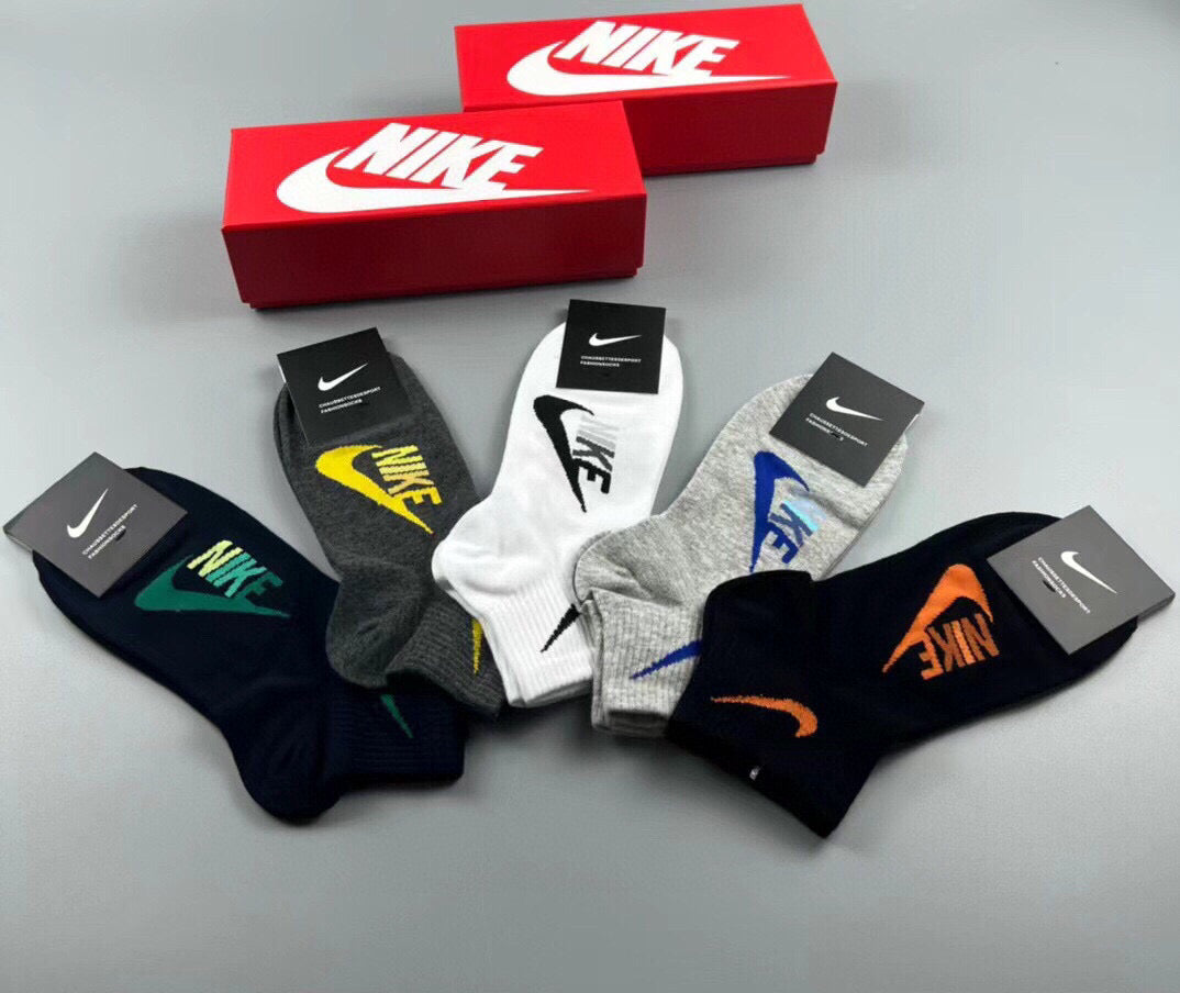 Nike Classic Combed Cotton Socks - 5 Pairs