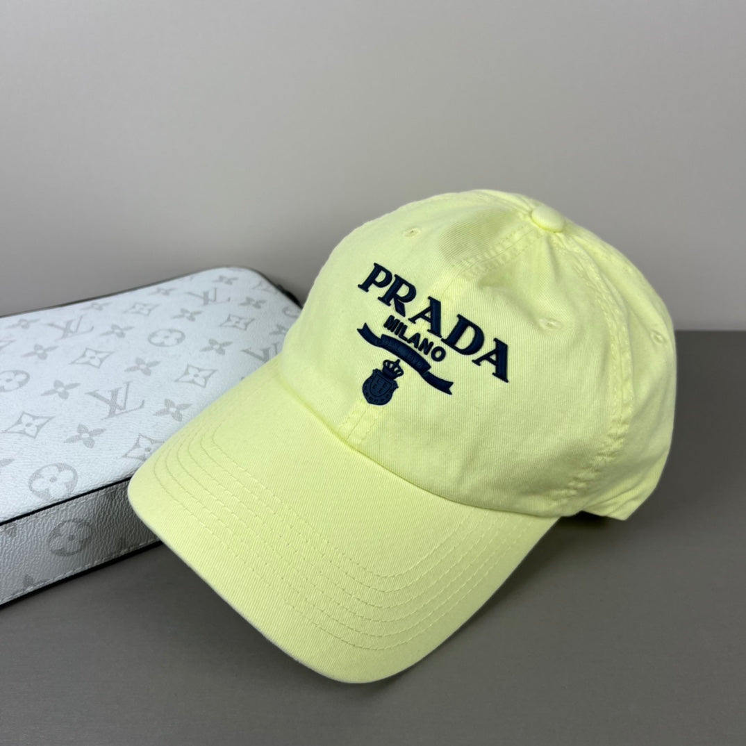 Prada Classic Triangle Logo Baseball Cap