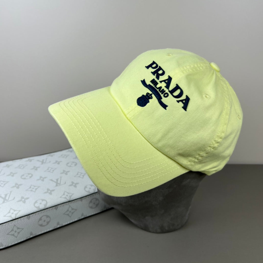 Prada Classic Triangle Logo Baseball Cap