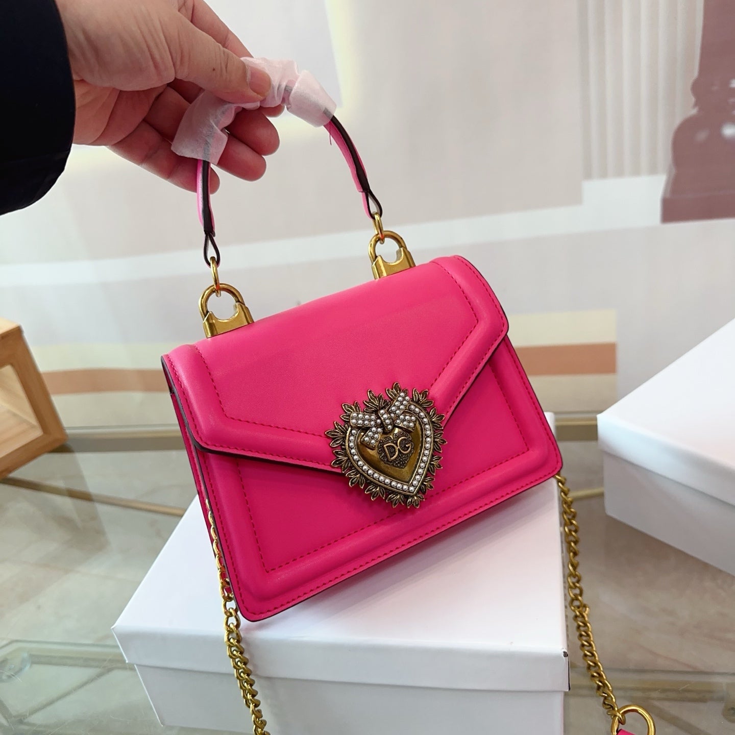 DG Dolce & Gabbana Charming Chain Bag Gift Box