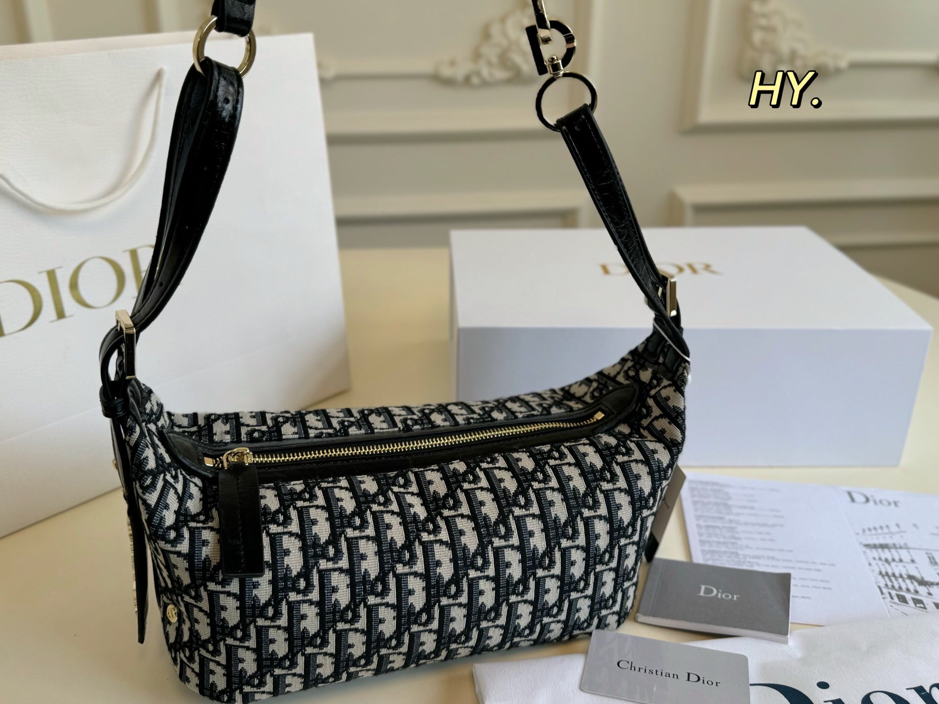 DIOR Lunch Box Hobo Bag - Stylish and Versatile