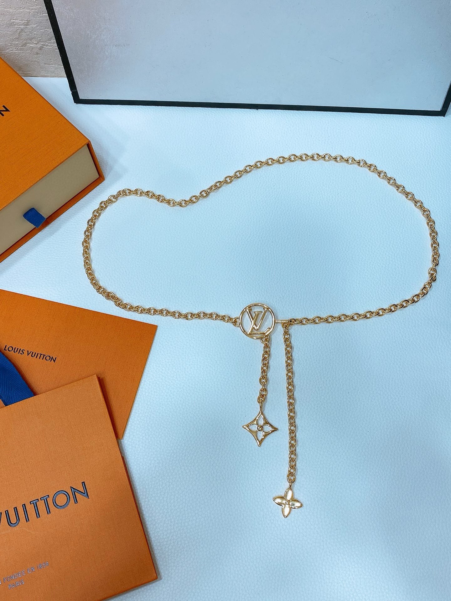 Louis Vuitton 23 Hardware Floral Chain Belt - Limited Edition