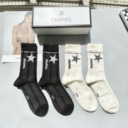 CHANEL Mid-Calf Socks - Luxury Fashion Essentials