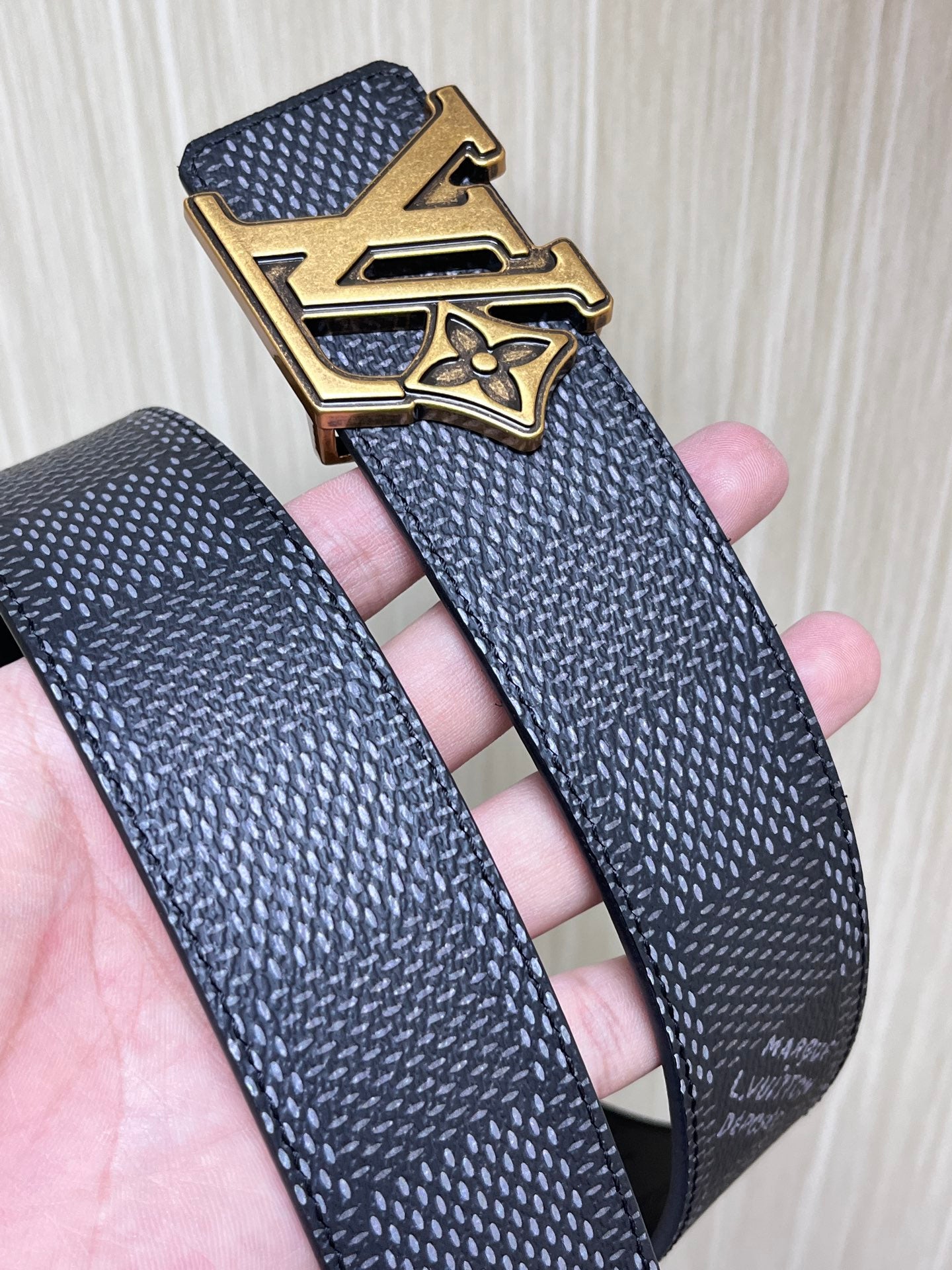 Retro-Style Reversible Canvas and Calf Embossed Bag