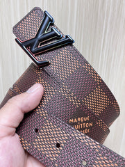 Stylish Reversible Canvas and Calf Leather Bag with Retro Buttons